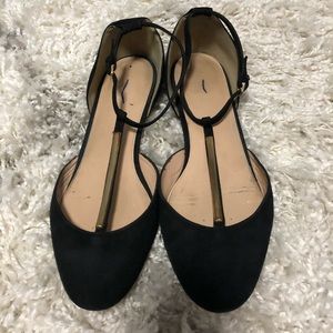 J. Crew D’Orsay T Strap Ballet Flats